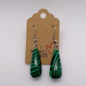 Malachite/Sterling Silver Earrings